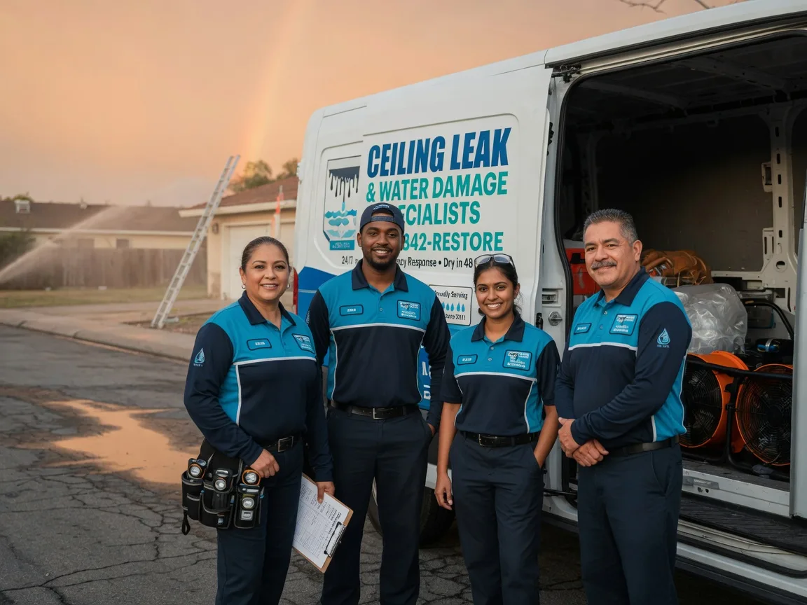 Ceiling Leak Cleanup company in Vaughnsville, OH